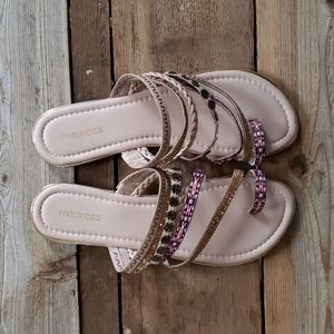 Maurices Libby Toe-ring Strappy Sandals size 9